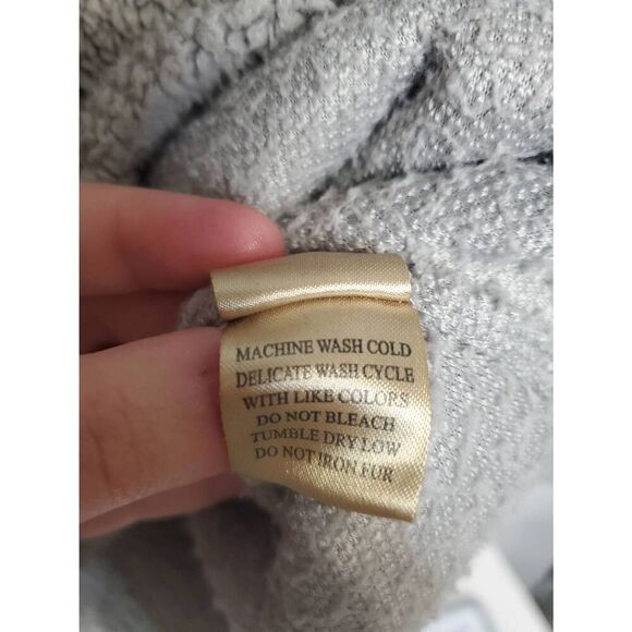 True Grit Made in USA Men's Quarter Zip Teddy Sherpa Pullover Light Grey Outdoor - Picture 11 of 11